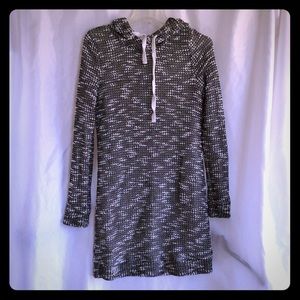 Fabletics Yukon sweater lined hooded mini dress S